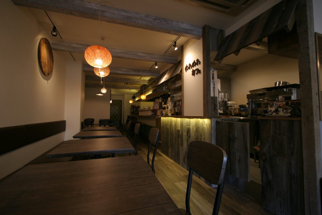 神戸三ノ宮のカフェ。「のわのわカフェ」様　祝オープン！＆　竣工写真撮影してまいりました。;
