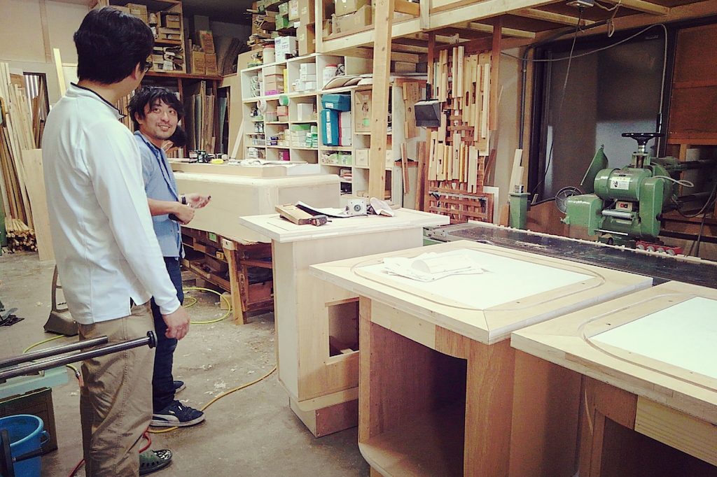 京都北山 宝石店の家具什器、職人さんによるさすがの仕上がりをご紹介いたします！！;